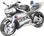 cop bike icon